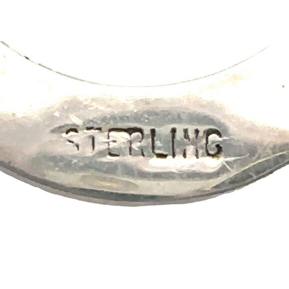 Sterling Silver & Mother of Pearl Round Circle Dangle Pierced Hook Earrings! 25 - Picture 5 of 7